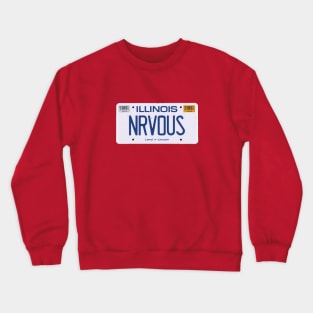 NRVOUS - Ferris Bueller Ferrari license plate Crewneck Sweatshirt